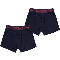 Lonsdale Boxers Junior 2-pack - Navy/Bright Red (42906222)