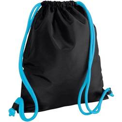 BagBase Icon Gymsac 2-pack - Black/Surf Blue