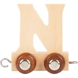 Small Foot Childrens Personalised Wooden Alphabet Letter Train A-Z Name Set All Letters Available (Letter N)