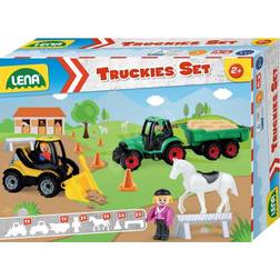 Lena 01632 Truckies Set Farm 13 Pieces
