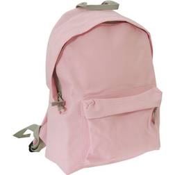 BagBase Junior Fashion Backpack 14L - Classic Pink/Light Grey