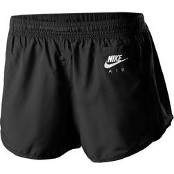 Nike Dri-Fit Brief-Lined Running Shorts Women - Black/White/Reflective Silver