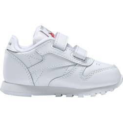 Reebok Infant Classic Leather - White/Carbon/Vector Blue