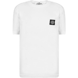 Stone Island Boy's Badge Logo T-shirt - White