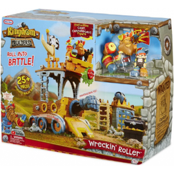 Little Tikes 647093 Kingdom Builders-Wreckin Featuring Bashers Leader Captain Cannonblast with 25 Roller Pieces Including Dropping Balcony, Shooting Iron Fist, Cannon & Many More-Kids Ages 3 Multi