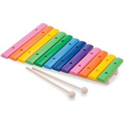 New Classic Toys Xylofon i trä regnbågens färger