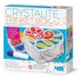 4M 404768 Little Craft Crystalite Trinket Box, Multi Colour