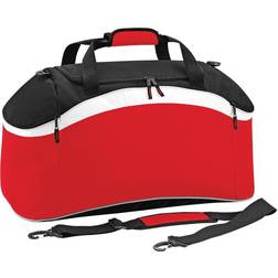 BagBase Teamwear Holdall Bag - Classic Red/Black/White