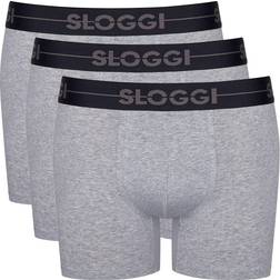 Sloggi Men Go Shorty 3-pack - Grey