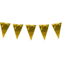Boland Giant Gold Bunting Pennant Flags 10m Long Garden Party Birthday Decoration