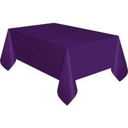Unique Party 5088 Deep Purple Plastic Tablecloth, 9ft x 4.5ft