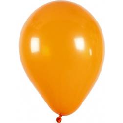 Creotime Balloons, round, D: 23 cm, orange, 10 pc/ 1 pack