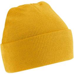 Beechfield Soft Feel Knitted Winter Hat - Gold