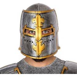 Th3 Party Medieval Helmet Silver Golden