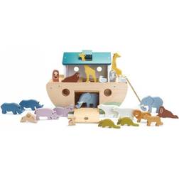 Tender Leaf Toys Animal Boat Ark From Noah 38 Cm Wood 13-Piece