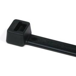 HellermannTyton Cable Ties, for Higher Fire-protection, Black 100X2.5MM (Pk-200)