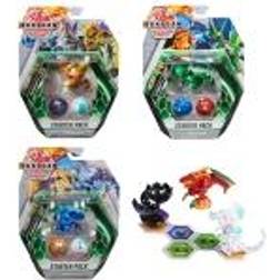 Bakugan Geogan Rising 6061567 Season 3 Starter Pack Geogan Marbles with 6 Baku cores and 7 Collection Cards Children's Toy, 6 Years Random Model