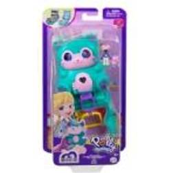 Mattel Polly Pocket GTM61​ Flip & Find Cat Compact, Flip Feature Creates Dual Play Surfaces, Micro Doll, Great Gift for Ages 4 Years Old & Up, Multicolor, 19.0 cm*5.0 cm*7.7 cm