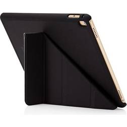 Pipetto iPad 9.7 6th/5th Generation 2018/2017 Origami Cover Case with Auto Wake/Sleep Black