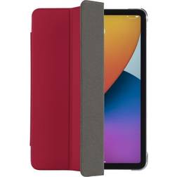 Hama Apple iPad Mini 2021 Case (Flip Case for Apple Tablet Mini 6th Generation) Protective Cover with Stand Function Transparent Back Magnetic Cover Red