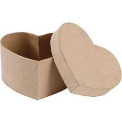 Creativ Company Heart-shaped Box, H: 6 cm, size 11,5x11,5 cm, 1 pc