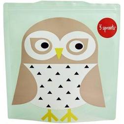 3 Sprouts Owl Sandwich Bag 2-pack