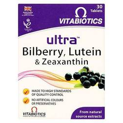 Vitabiotics Ultra Bilberry, Lutein & Zeaxanthin 30 Tablets