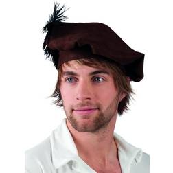 Vegaoo medieval beret gentlemen brown