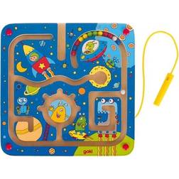 Goki 53817 Magnetic Maze Board Space, Multicoloured