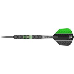 Sand & Surf Darts Vapor 8 Black Green 24G 80% Tungsten Swiss Point Steel Tip Darts Set