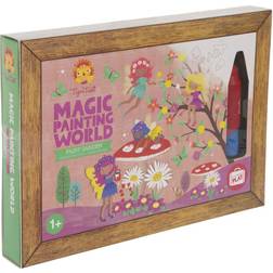 Tiger Tribe Bertoy 3714021 Activity Sets Magic Painting, Fairy Garden, Pack of 2, 14021