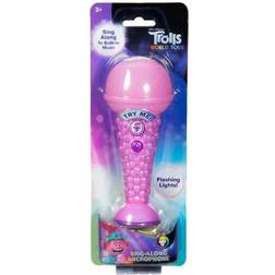 ekids Trolls 2 World Tour Microphone in Pink with Flashing Lights Karaoke