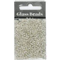 Creotime Seed Beads 3mm 25g Silver