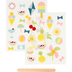 Creativ Company Rub-on Sticker, holiday, 12,2x15,3 cm, 1 pack