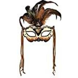 Boland 10130787 Voodoo Mamba Eye Mask, Brown, Standard Size