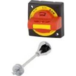 Eaton PKZ0-XRH Rotary handle Lockable (L x W x H) 64 x 64 x 54 mm Red, Yellow 1 pc(s)