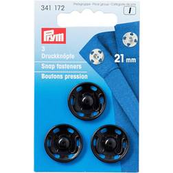 Prym Snap Fasteners 21 mm Black