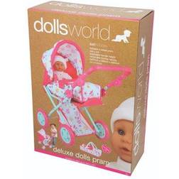 Peterkin Dolls World Deluxe Doll Pram & Baby Carrier