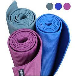 Proiron Yoga Mat Exercise Mat with Free Travel Carry Bag for Home Gym Fitness 3.5mm thick in Dark