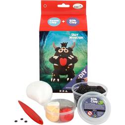 Silk Clay Funny Friends, monster, black, 1 set