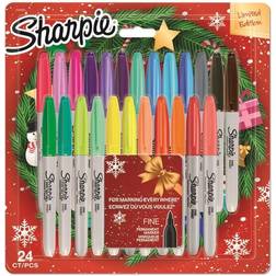 Sharpie Permanent Markers Festive 24 Pack