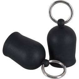 You2Toys Black Velvets Silicone Nipple Suckers with Rings