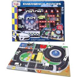 Maisto Fresh Metal Emergency Force Playset With Playmat