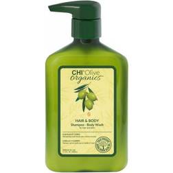 CHI Olive Organics Hair and Body Shampoo Body Wash 340ml