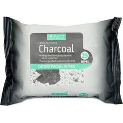 Beauty Formulas Detox Facial Wipes with Activated Charcoal