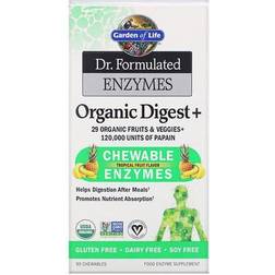 Garden of Life Enzymes Organic Digest+ Tropical Fruit 90 pcs