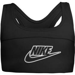 Nike Dri-FIT Swoosh Sports Bra Kids - Black/White