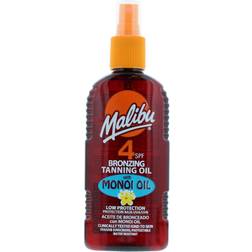 Malibu SPF 4 Bronzing Tanning Oil With Monoi Oil, 0.21 kg