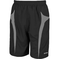 Spiro Micro-Team Sports Shorts Men - Black/Grey