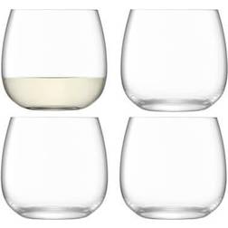 LSA International Borough Stemless White Wine Glass 37cl 4pcs